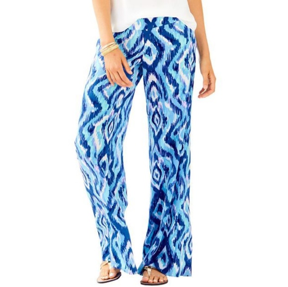 Lilly Pulitzer Pants - NWT Lilly Pulitzer Lolani Silk Palazo Pant